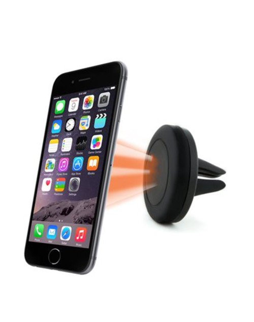 Universal Magnetic Car Phone Holder Triangular Air Vent Mount Magnet Cell Phone Stand For iPhone 6 For Samsung GPS Car Kit for All Phones-Black