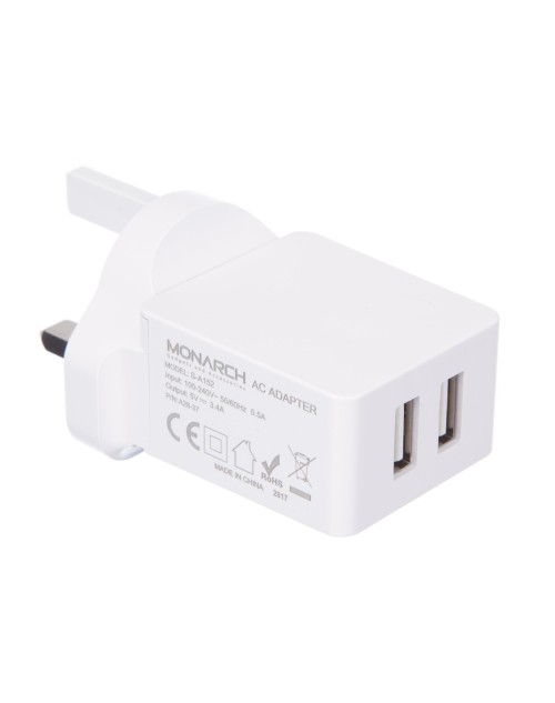 UK Dual USB Home Charger -3.4 A