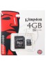 4GB Kingston MICRO SDHC MEMORY CARD WITH SD ADAPTER TF HC MICROSD