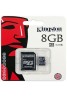 8GB Kingston MICRO SDHC MEMORY CARD WITH SD ADAPTER TF HC MICROSD