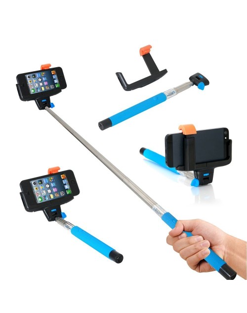 Selfie Stick, Monopod Selfie Stick inbuilt Bluetooh Button & Mobile Phone Holder