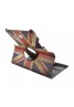 Samsung Galaxy Tab E 9.6 Case Cover - Premium Vegan Leather 360 Degree Rotating Swivel Stand for Samsung Tab E SM-T560 / T561 / T565 9.6-Inch Tablet(UK Flag)