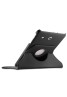 Samsung Galaxy Tab E 9.6 Case Cover - Premium Vegan Leather 360 Degree Rotating Swivel Stand for Samsung Tab E SM-T560 / T561 / T565 9.6-Inch Tablet(Black)