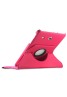 Samsung Galaxy Tab E 9.6 Case Cover - Premium Vegan Leather 360 Degree Rotating Swivel Stand for Samsung Tab E SM-T560 / T561 / T565 9.6-Inch Tablet(Pink)