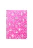 Leather Case For Samsung Galaxy Tab 4 10.1" Inch SM-T530 Tablet Pink Glitter 360 Degree Rotating Pu Leather Slim Flip Folio Portfolio Swivel Stand Case Cover Protector