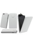 iPhone 6/6S Pu cuir flip Case Cover Plus Protecteur d'écran gratuit et Mini Stylus-Blanc