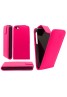 iPhone 5G/5S Pu cuir flip Case Cover Plus Protecteur d'écran gratuit et Mini Stylus-Rose