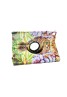 Apple iPad Air Pros 9.7 Printed 360 Rotaing Pu Leather with Viewing Stand Plus Free Stylus Case Cover for Apple iPad Air 3-Owl & Bushes
