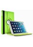 Apple iPad Mini 360 Rotaing Pu Leather with Viewing Stand Plus Free Stylus Case Cover for Apple iPad Mini-Green