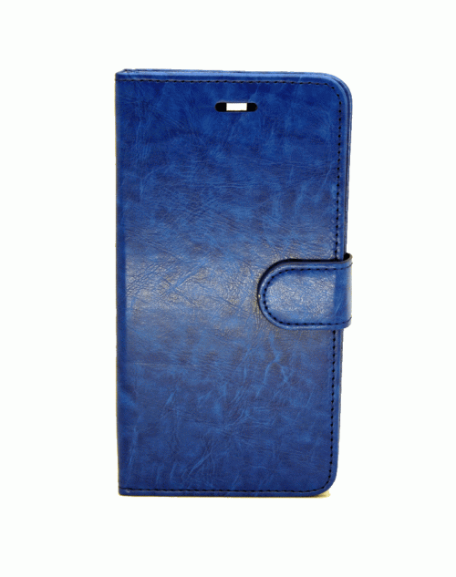 Huawei P9 Plus Pu Leather Wallet Folio Case with Credit Cards Slots and Adjustable Positioning Stand-Blue