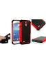 Samsung Galaxy Mini S5 Heavy Duty Military Shockproof Hard Back gripping Textured Case Red