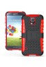 Samsung Galaxy Mini S5 Heavy Duty Military Shockproof Hard Back gripping Textured Case Red
