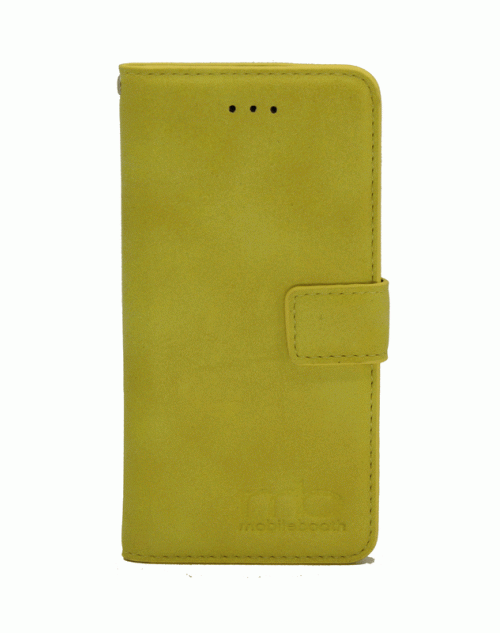 iPhone 6 / 6s (4.7) Pu Leather Book Wallet Style Case with Adjustable Viewing Stands & Card Slots-Yellow