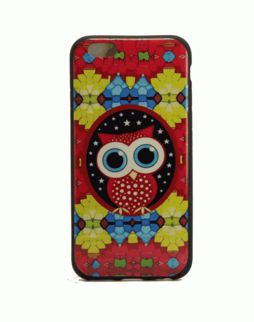 iPhone 6 / 6s (4.7) Soft Printed Back Silicon TPU Case Cover for iPhone 6 / 6s (4.7)-Owls Pattern