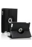 Apple iPad Mini 360 Rotaing Pu Leather with Viewing Stand Plus Free Stylus Case Cover for Apple iPad Mini-Black