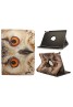 Apple iPad Air 2 Printed 360 Rotaing Pu Leather with Viewing Stand Plus Free Stylus Case Cover for Apple iPad Air 2-Owl